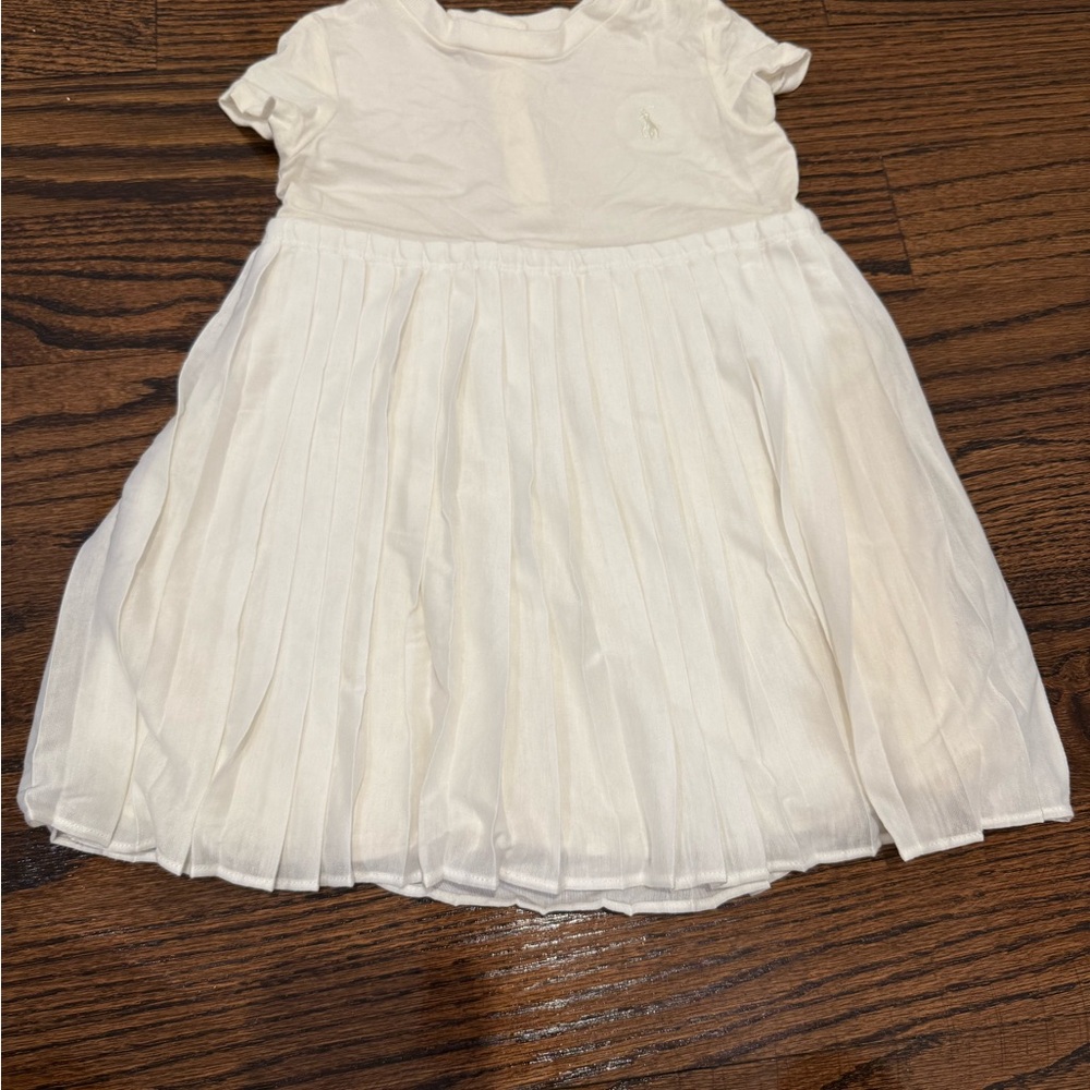 Ralph Lauren Elegant White Kids Dress